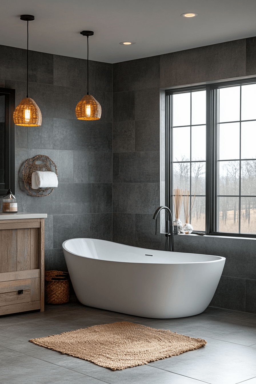 27 Dark Grey Bathroom Ideas That Feel Like a Five-Star Spa
