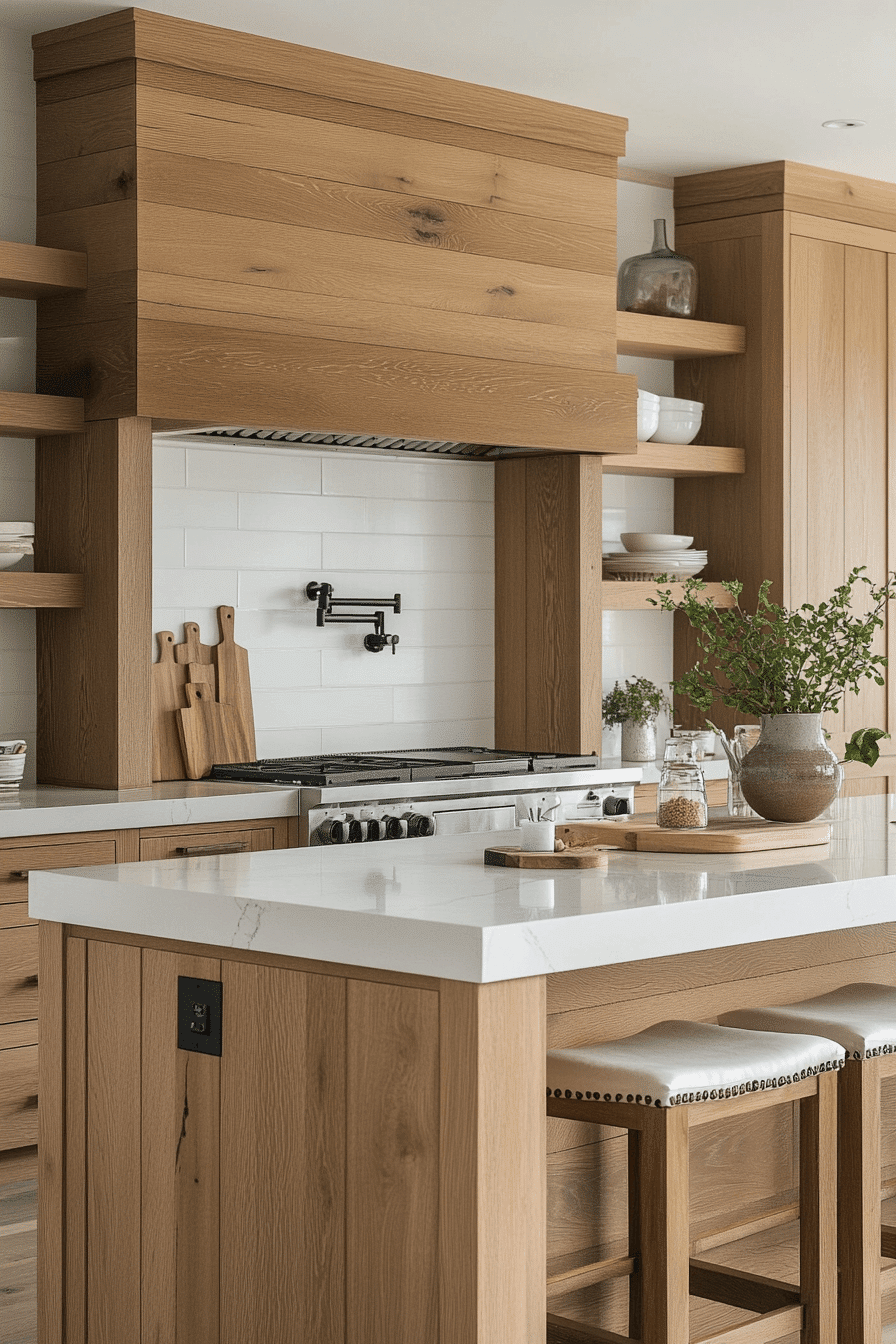 27 White Oak Kitchen Cabinets That Transform Your Home Into A Warm And Inviting Space