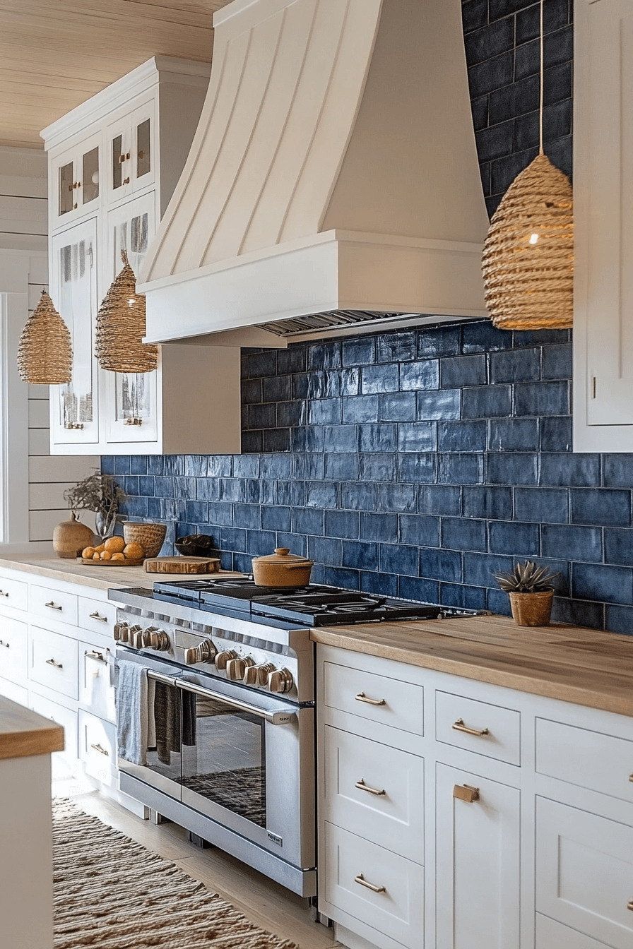 27 Coastal Kitchen Backsplash Ideas That Bring The Beach Into Your Home