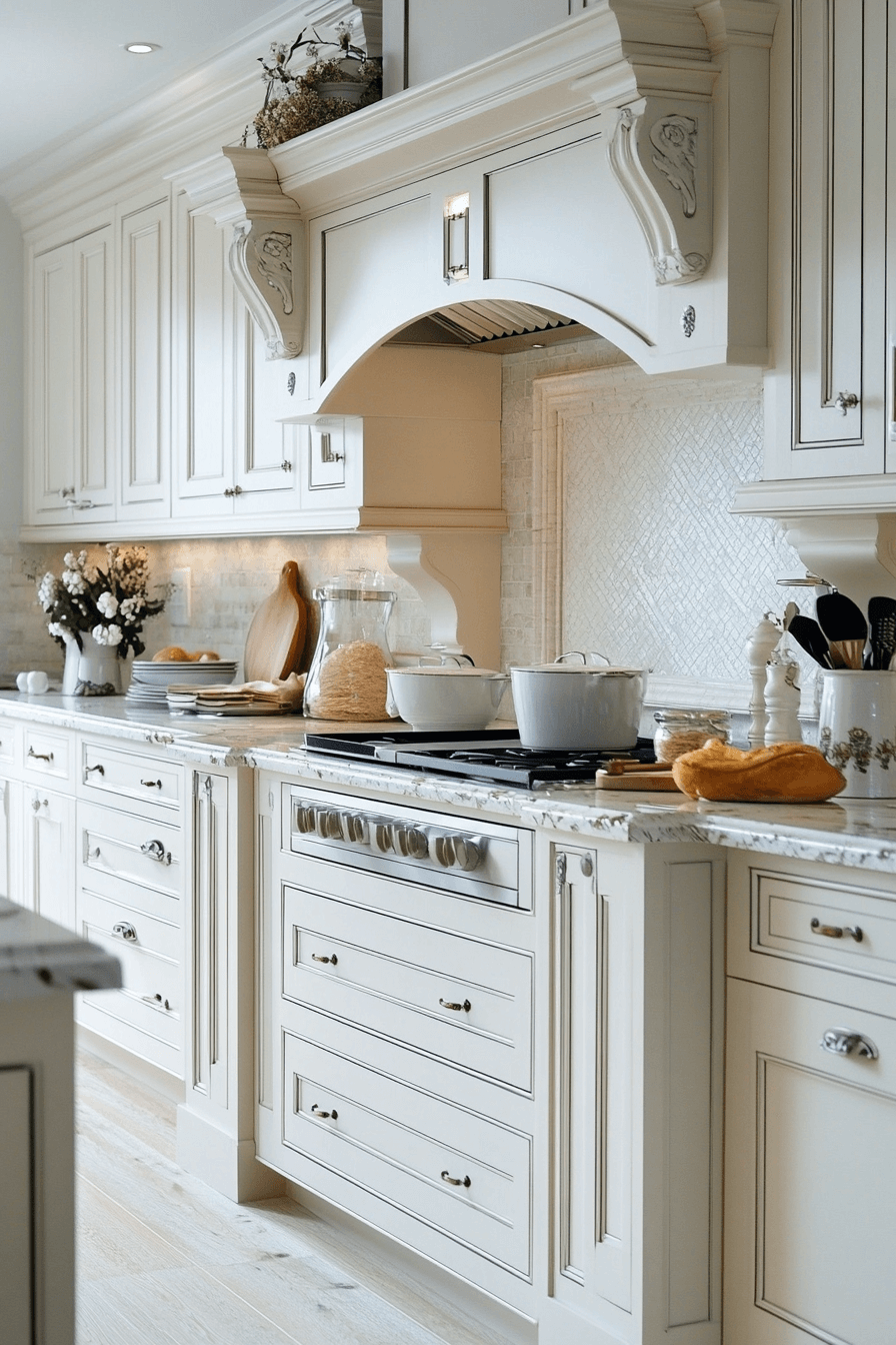 27 Antique White Kitchen Cabinets That Are Timelessly Gorgeous
