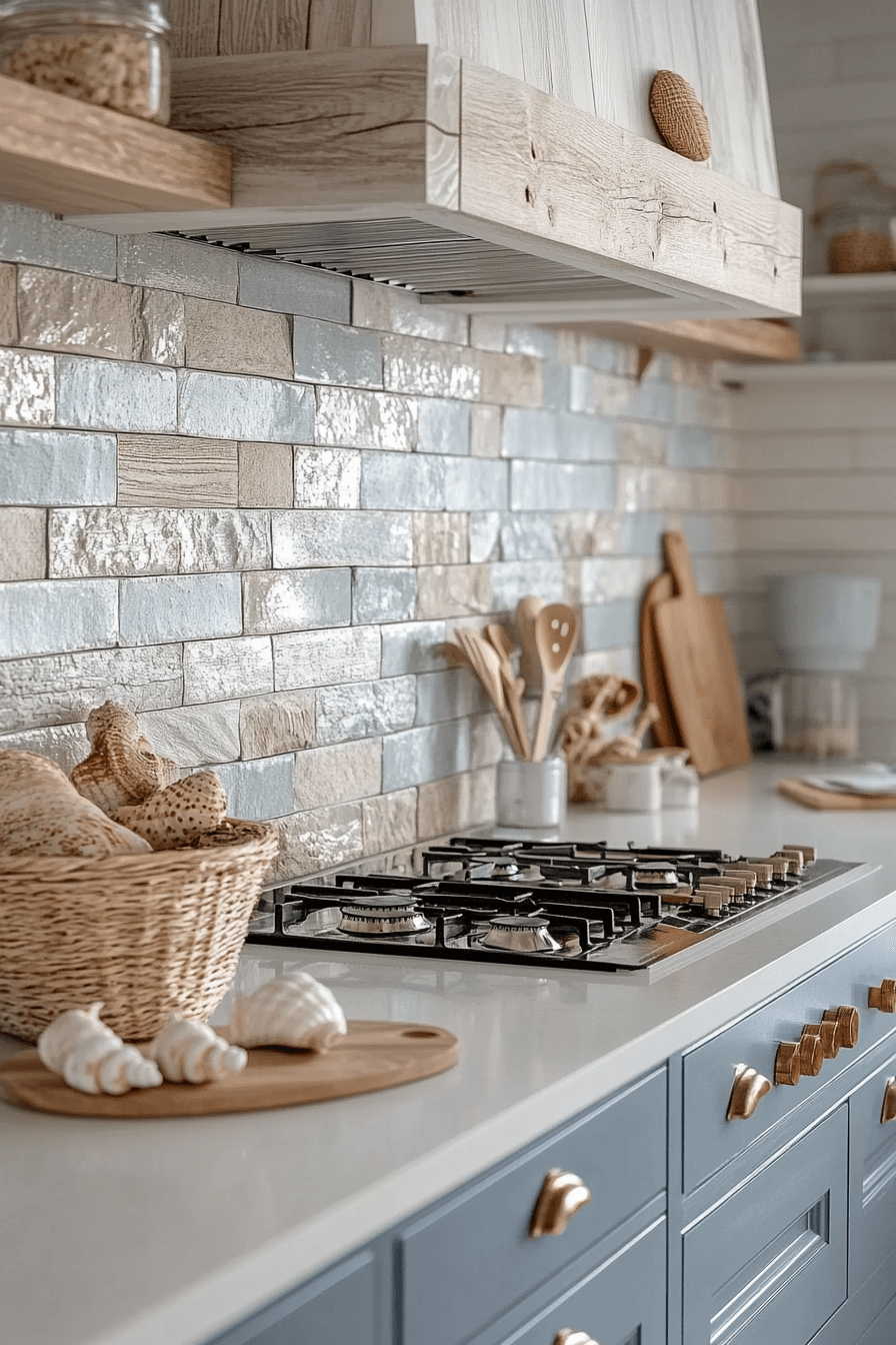 27 Coastal Kitchen Backsplash Ideas That Bring The Beach Into Your Home