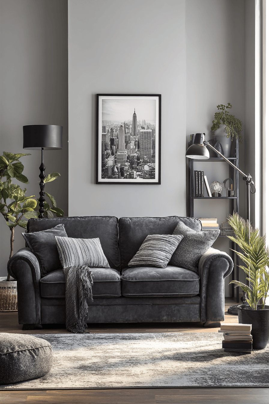 27 Charcoal Couch Living Room Ideas That Are Pure Style Goals
