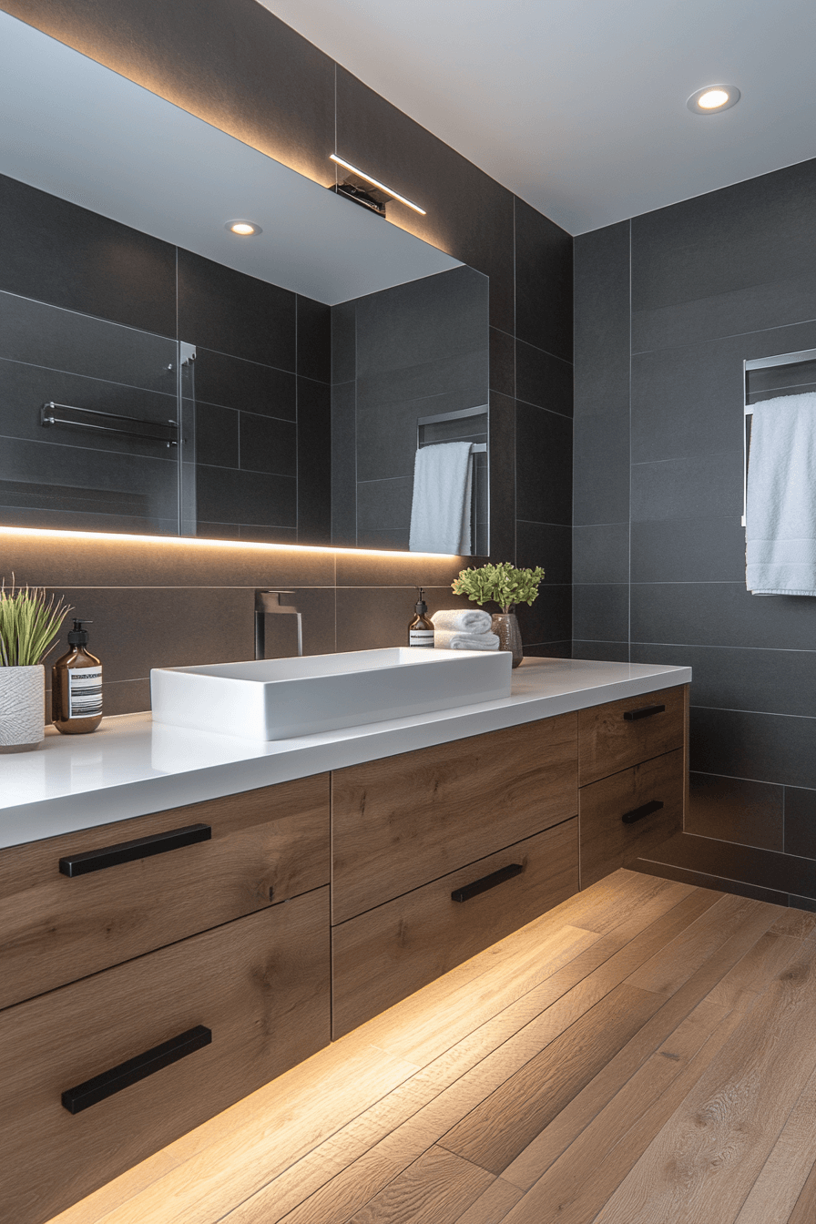 27 Dark Grey Bathroom Ideas That Feel Like a Five-Star Spa