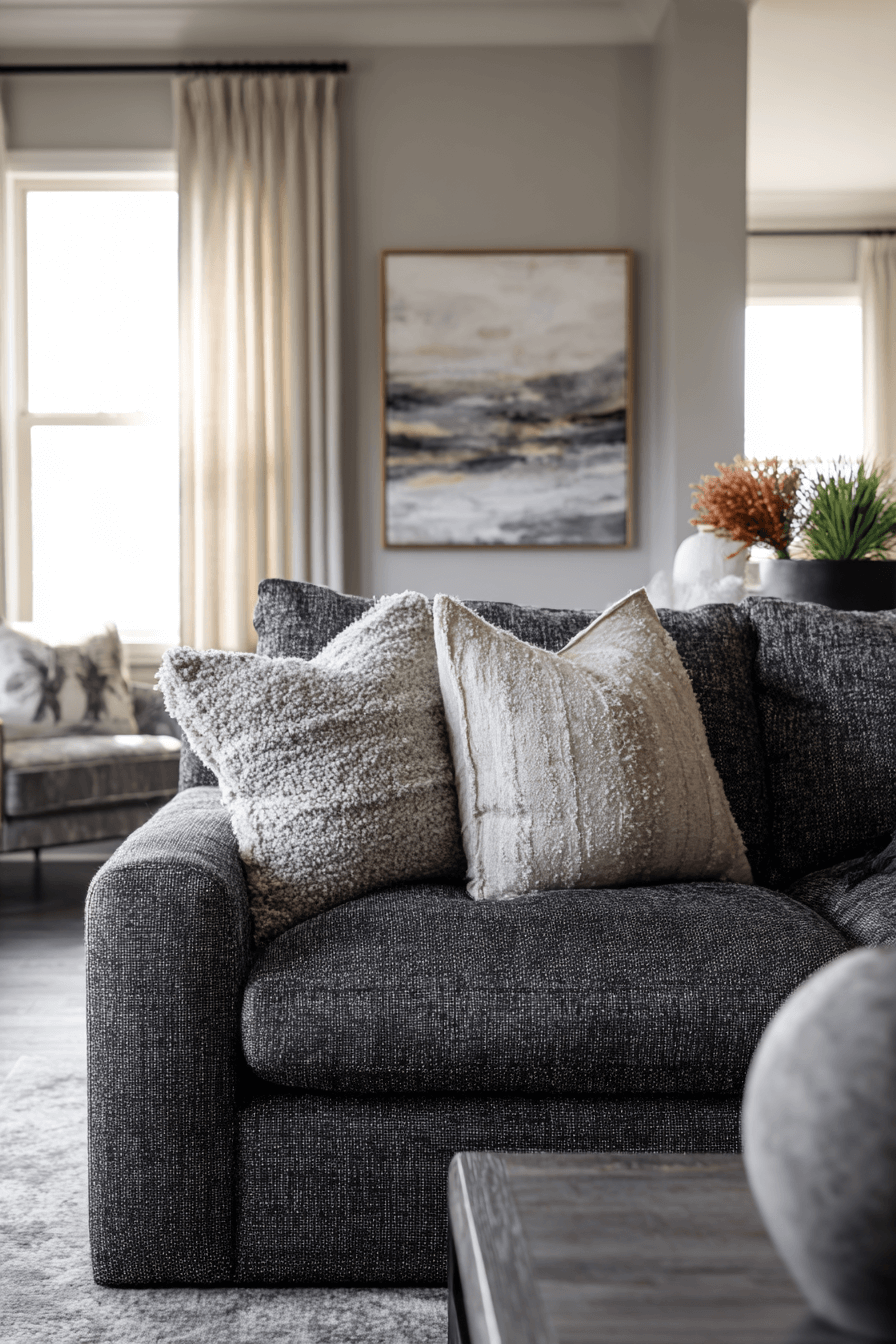 27 Charcoal Couch Living Room Ideas That Are Pure Style Goals