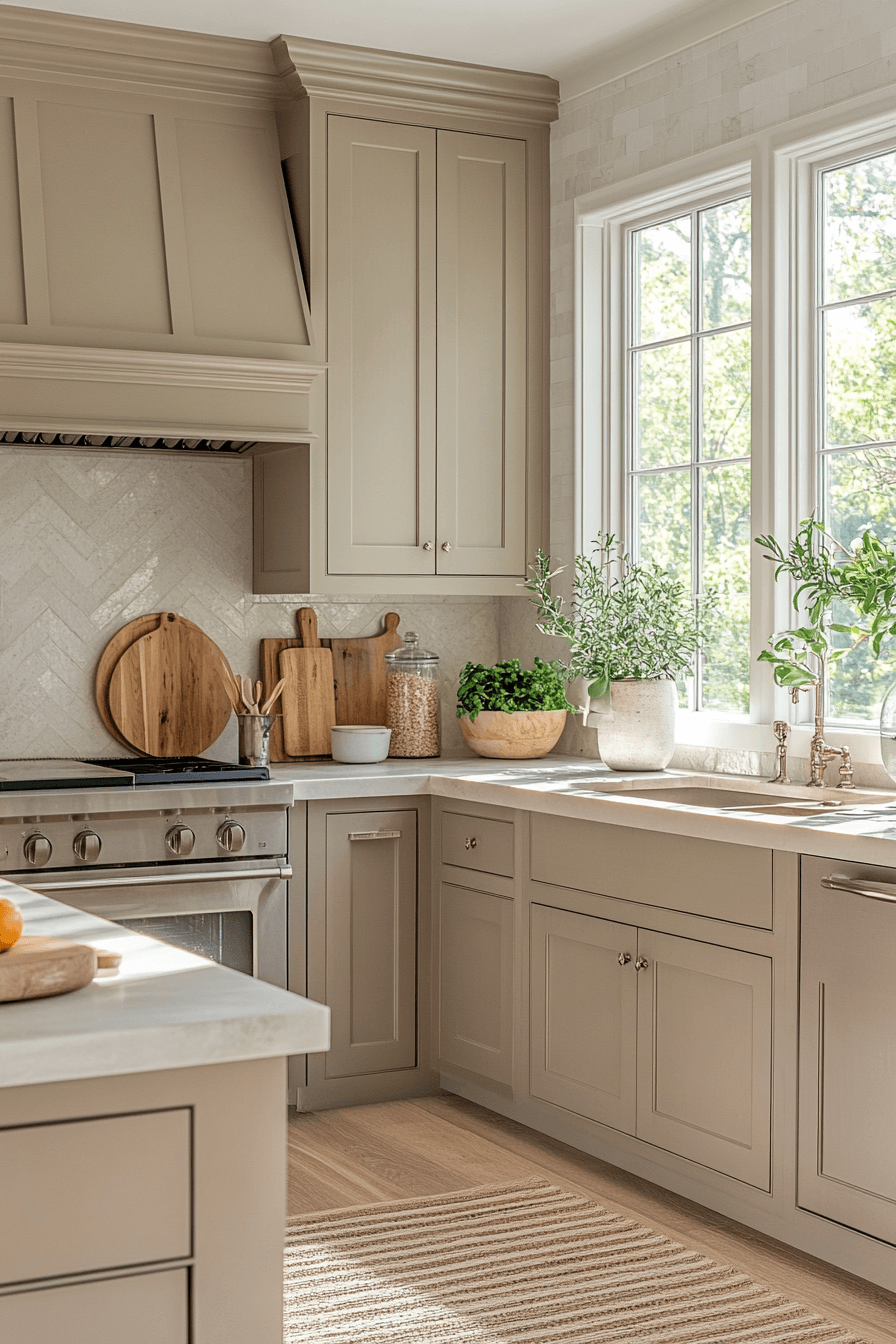 27 Light Taupe Kitchen Cabinets That Hit the Perfect Balance