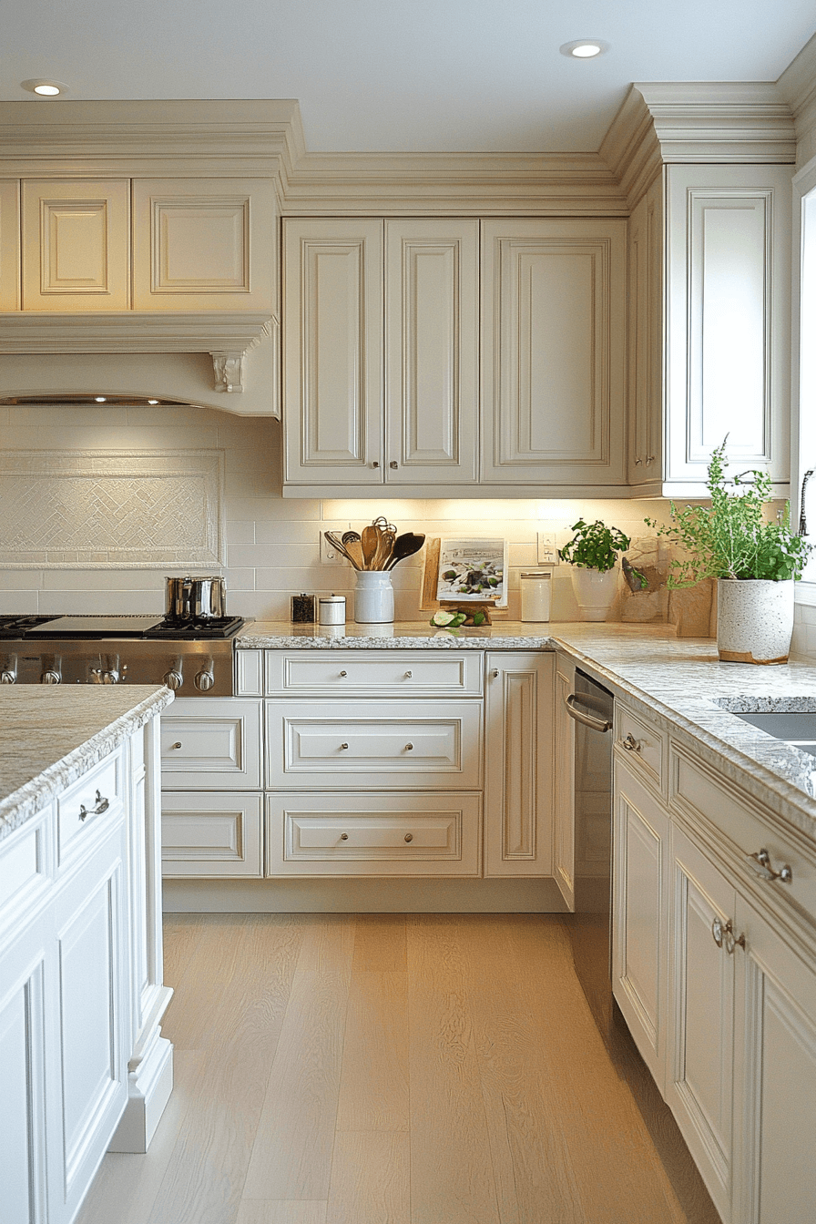 27 Antique White Kitchen Cabinets That Are Timelessly Gorgeous