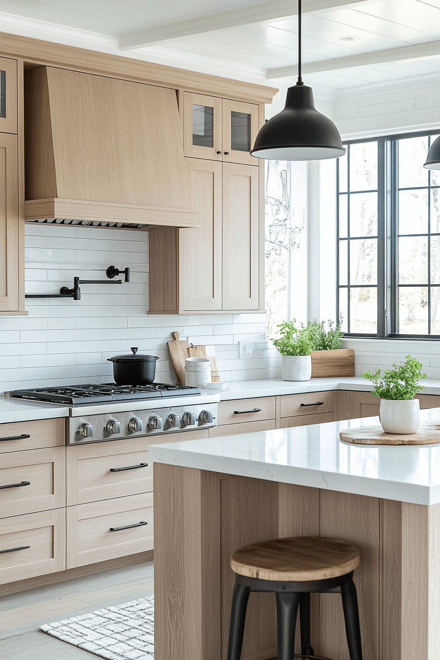 27 White Oak Kitchen Cabinets That Transform Your Home Into A Warm And Inviting Space