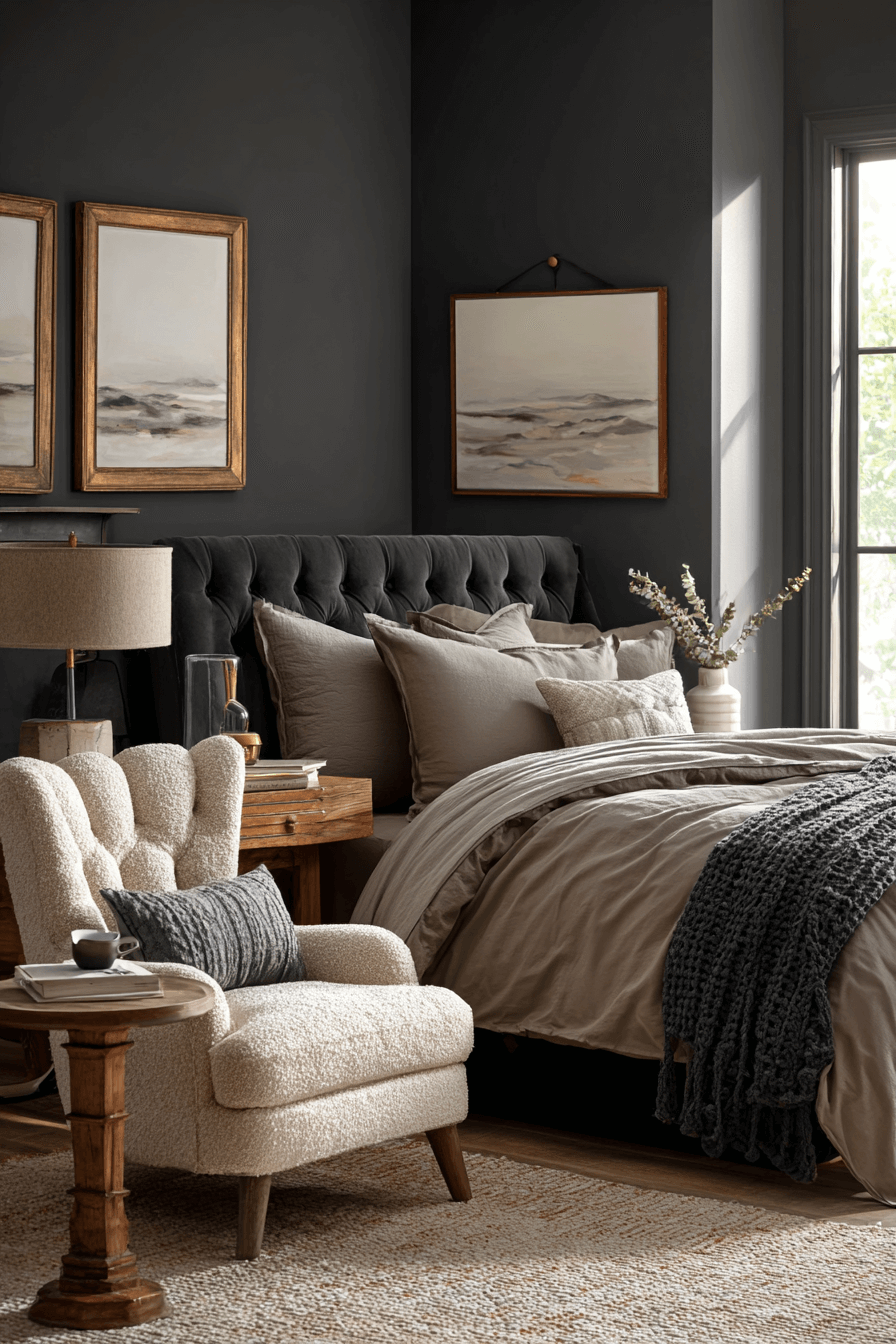 27 Dark Grey Bedroom Ideas That Are Moody, Dreamy, and Totally Irresistible