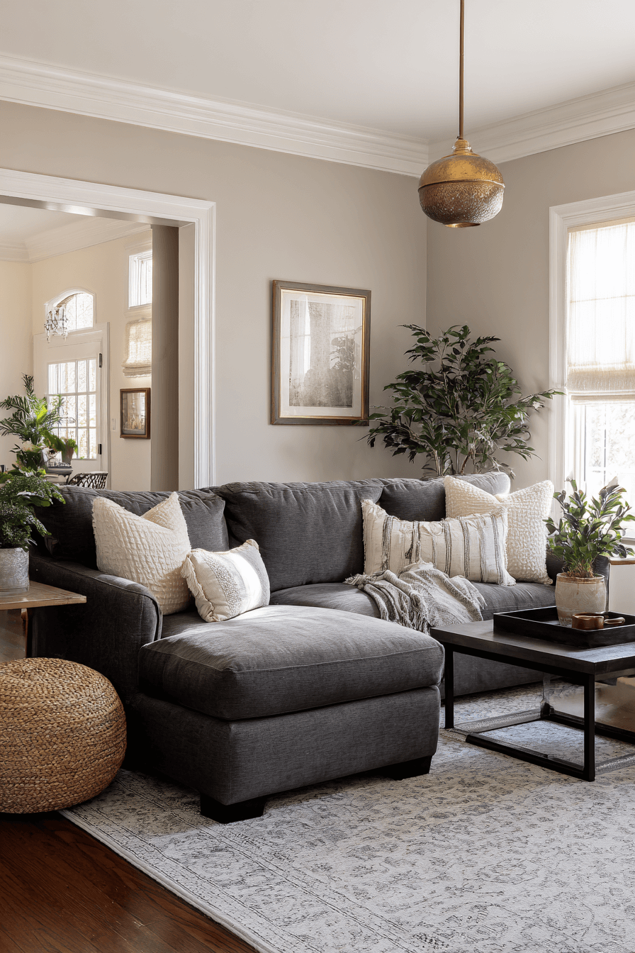 27 Charcoal Couch Living Room Ideas That Are Pure Style Goals