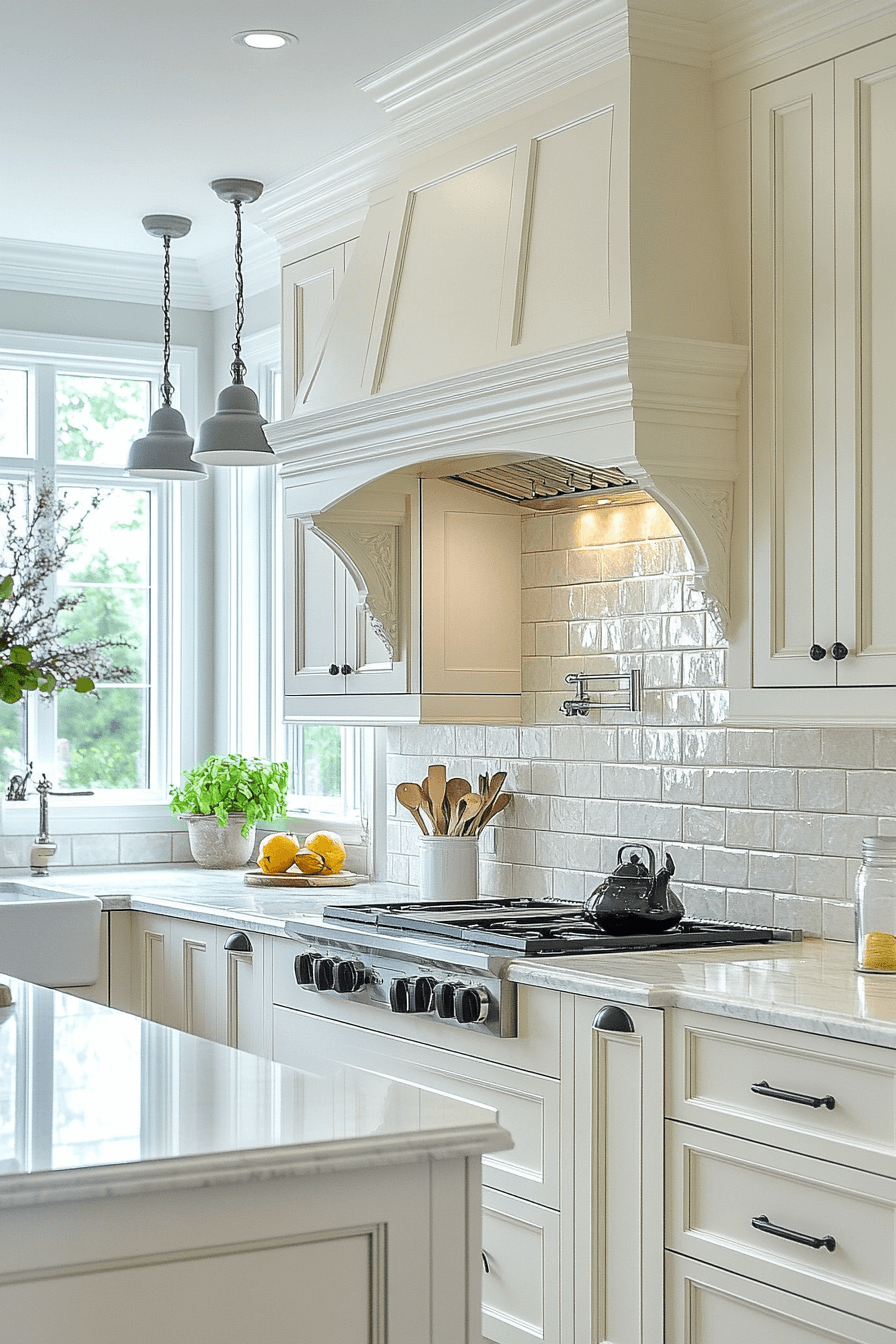 27 Antique White Kitchen Cabinets That Are Timelessly Gorgeous