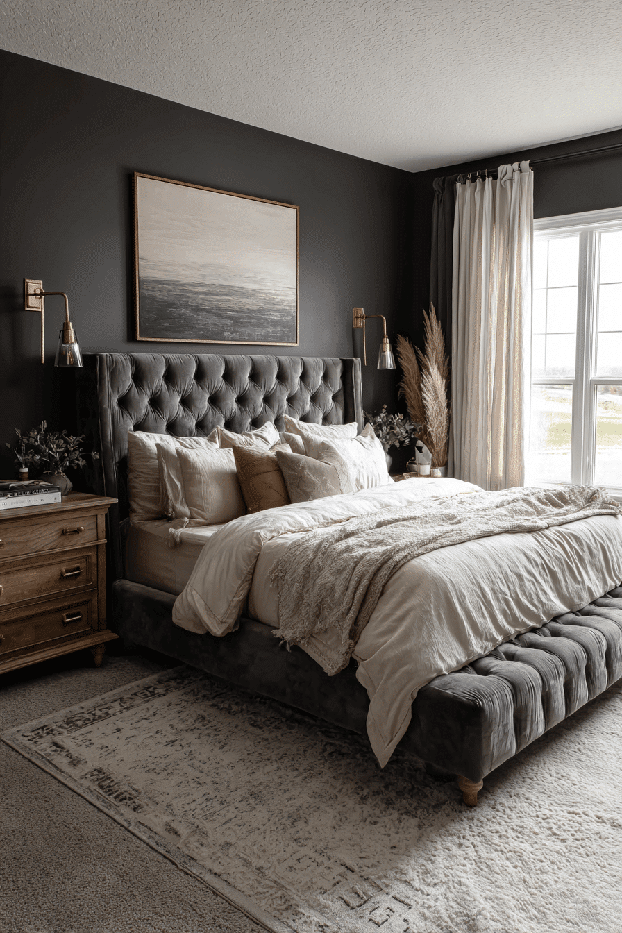 27 Dark Grey Bedroom Ideas That Are Moody, Dreamy, and Totally Irresistible