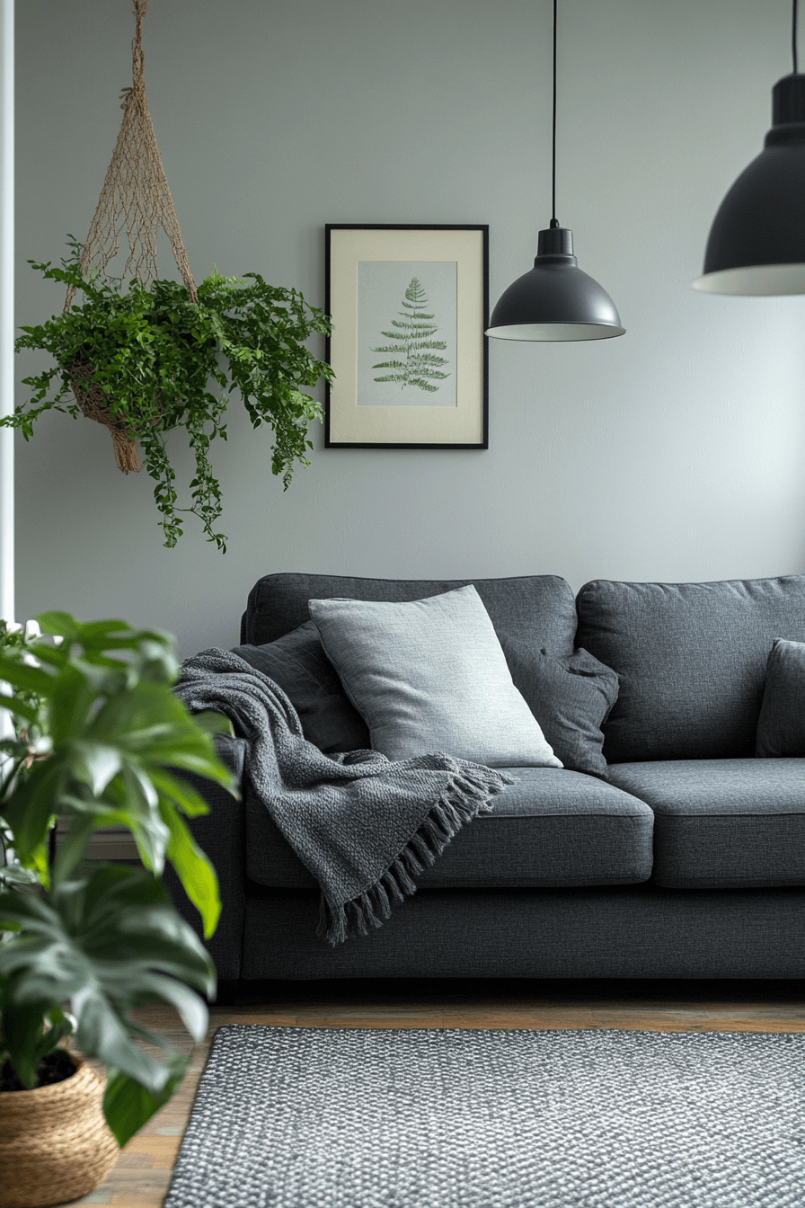 27 Dark Grey Couch Living Room Ideas That Radiate Modern Elegance