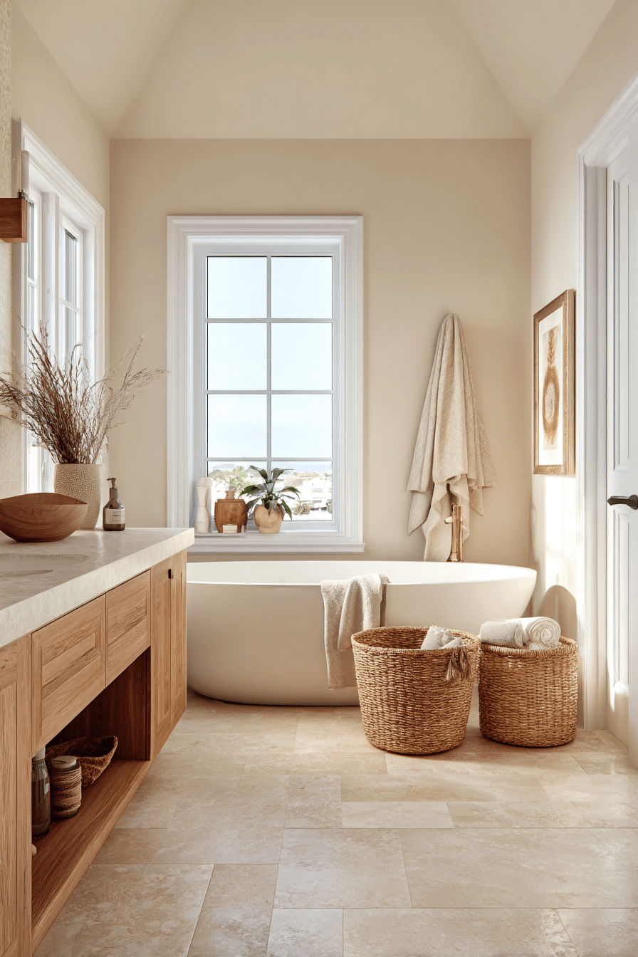 27 Coastal Modern Bathroom Ideas That Bring The Beach Home In Style