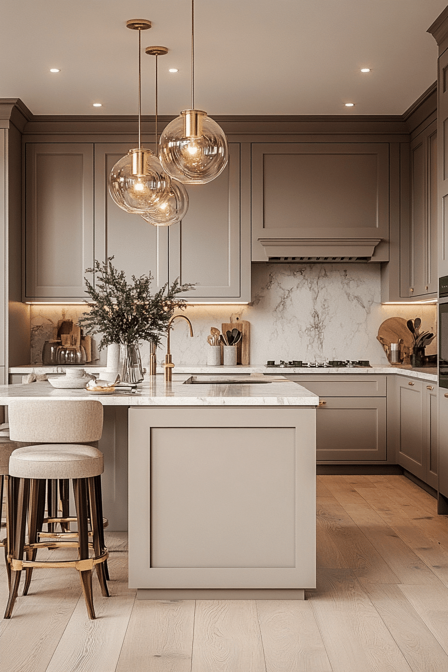 27 Light Taupe Kitchen Cabinets That Hit the Perfect Balance