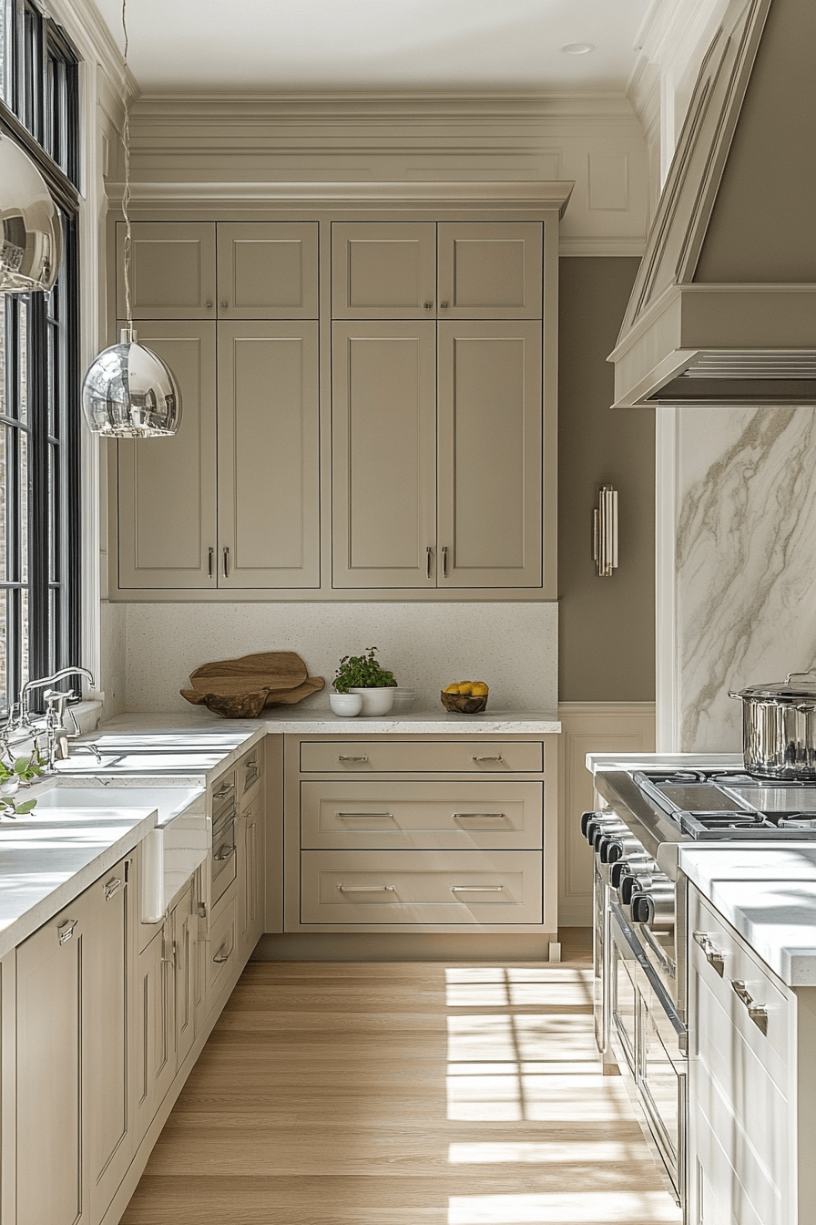 27 Light Taupe Kitchen Cabinets That Hit the Perfect Balance