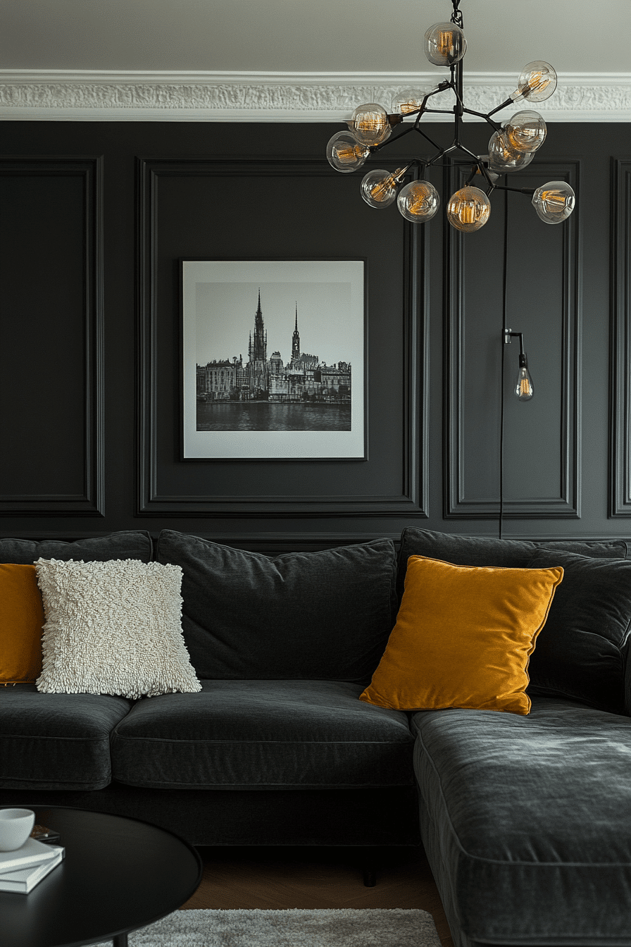 27 Dark Grey Sofa Living Room Ideas Worth Stealing Right Now