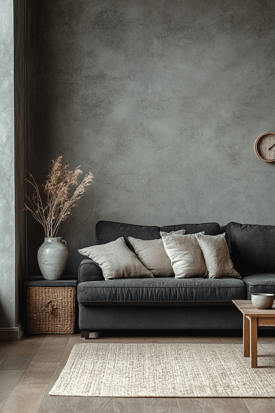 27 Dark Grey Sofa Living Room Ideas Worth Stealing Right Now