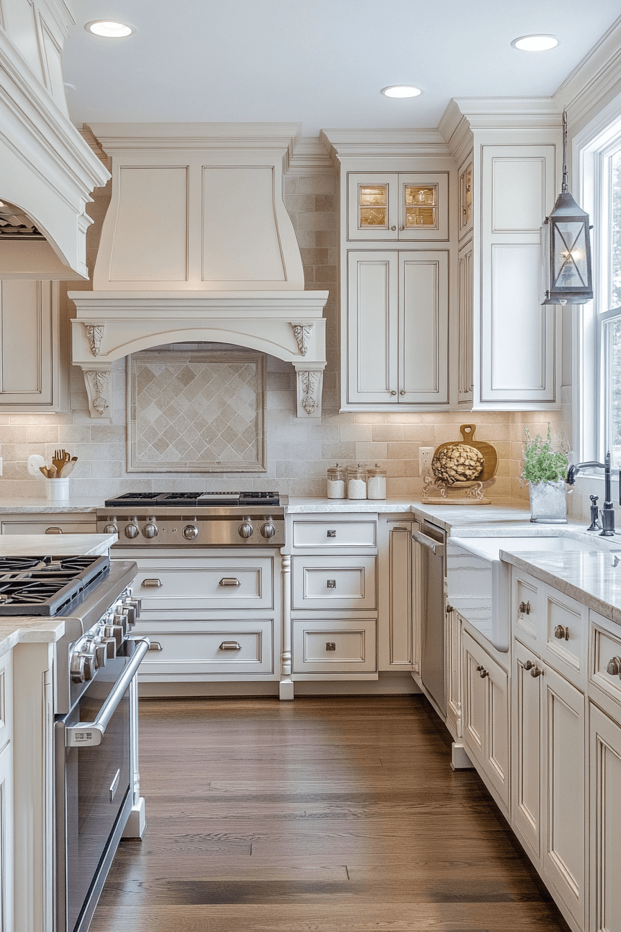 27 Antique White Kitchen Cabinets That Are Timelessly Gorgeous