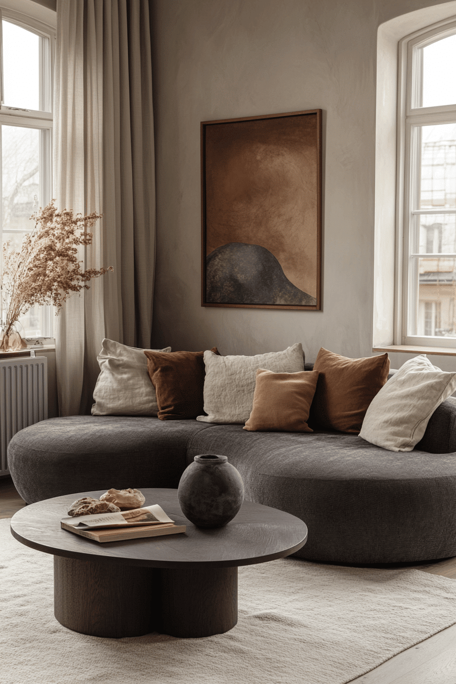 27 Dark Grey Sofa Living Room Ideas Worth Stealing Right Now