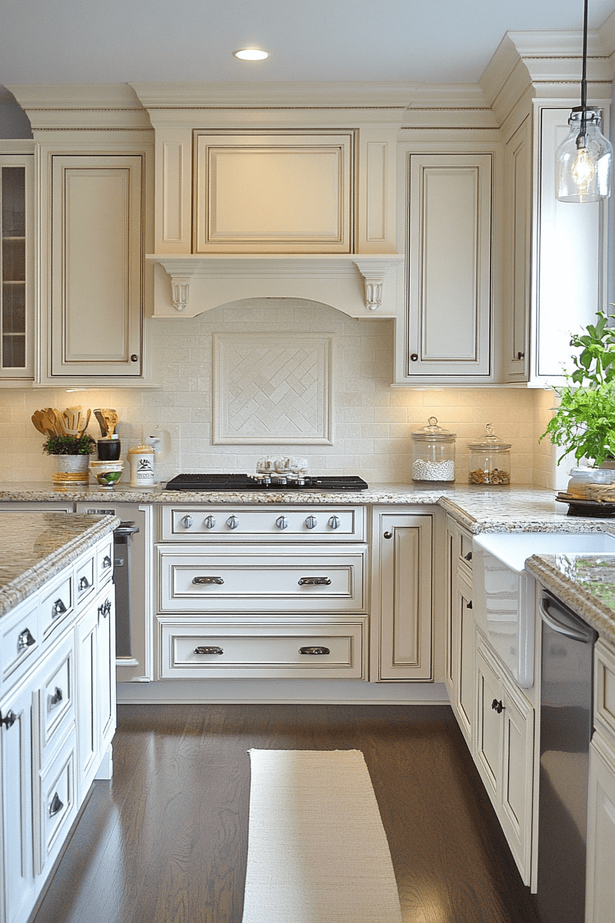27 Antique White Kitchen Cabinets That Are Timelessly Gorgeous