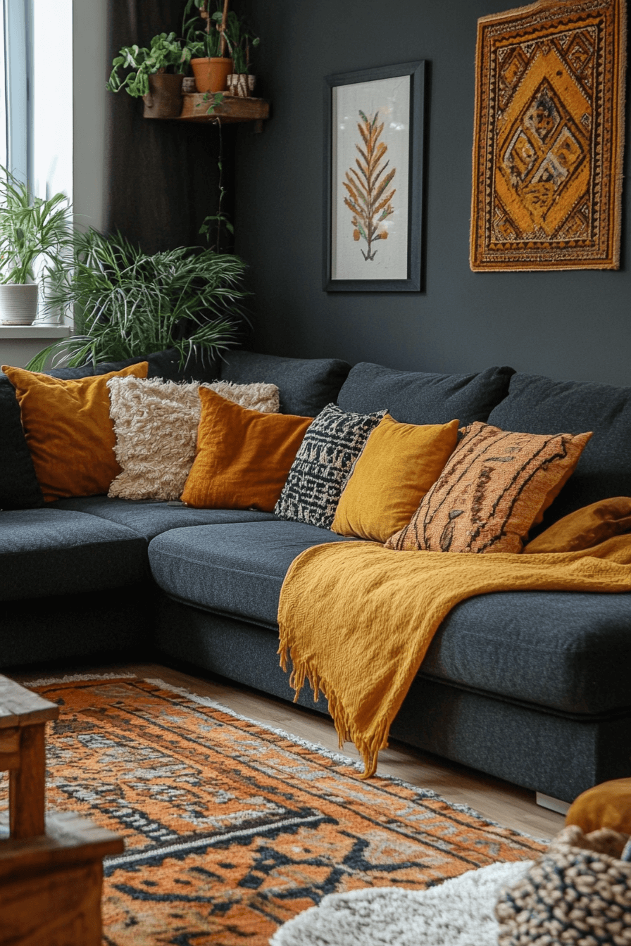 27 Dark Grey Couch Living Room Ideas That Radiate Modern Elegance