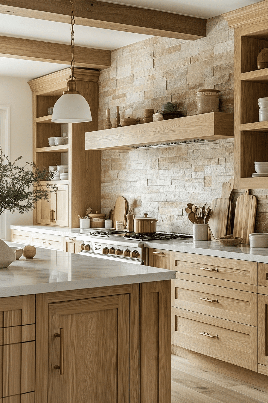27 White Oak Kitchen Cabinets That Transform Your Home Into A Warm And Inviting Space