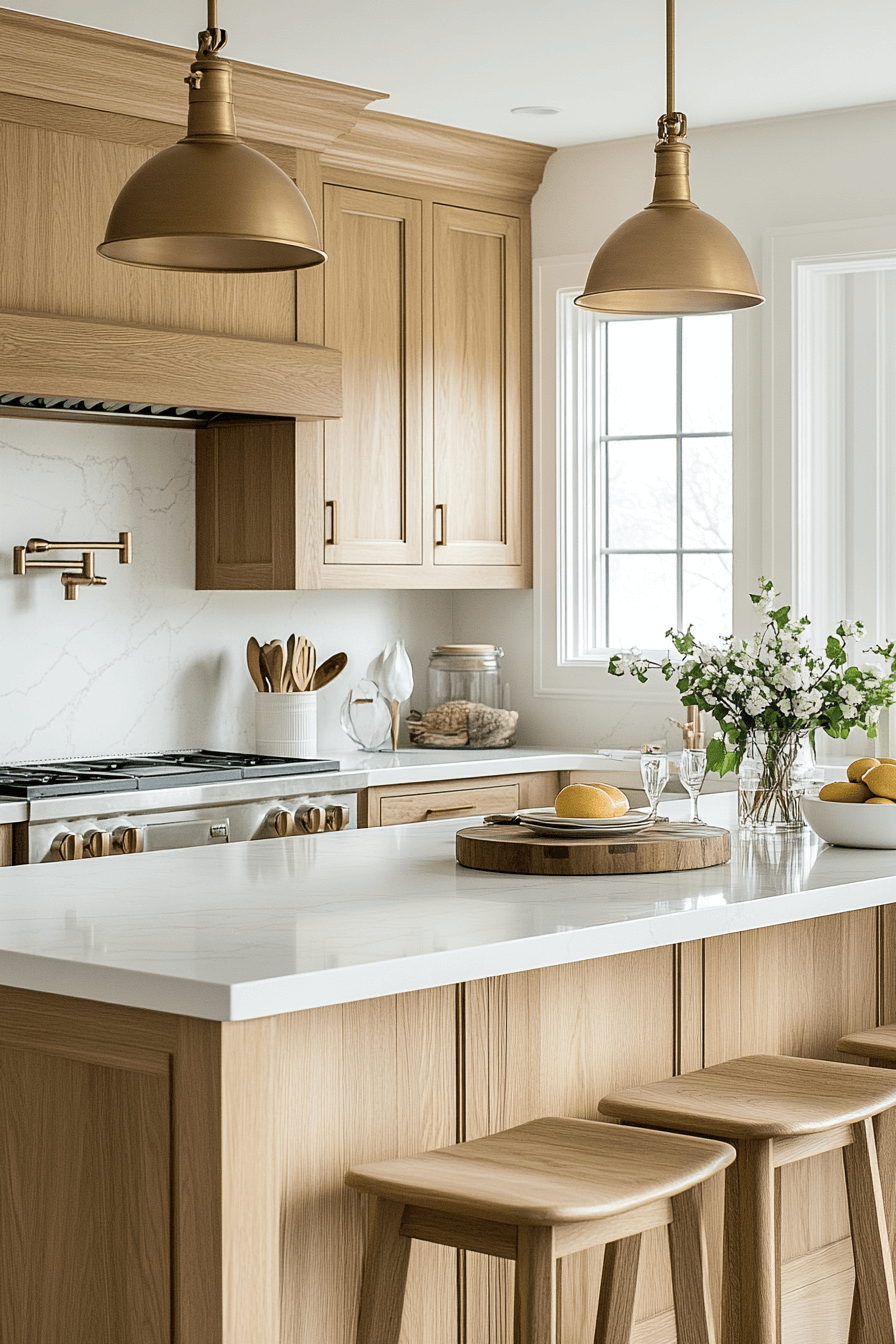 27 White Oak Kitchen Cabinets That Transform Your Home Into A Warm And Inviting Space