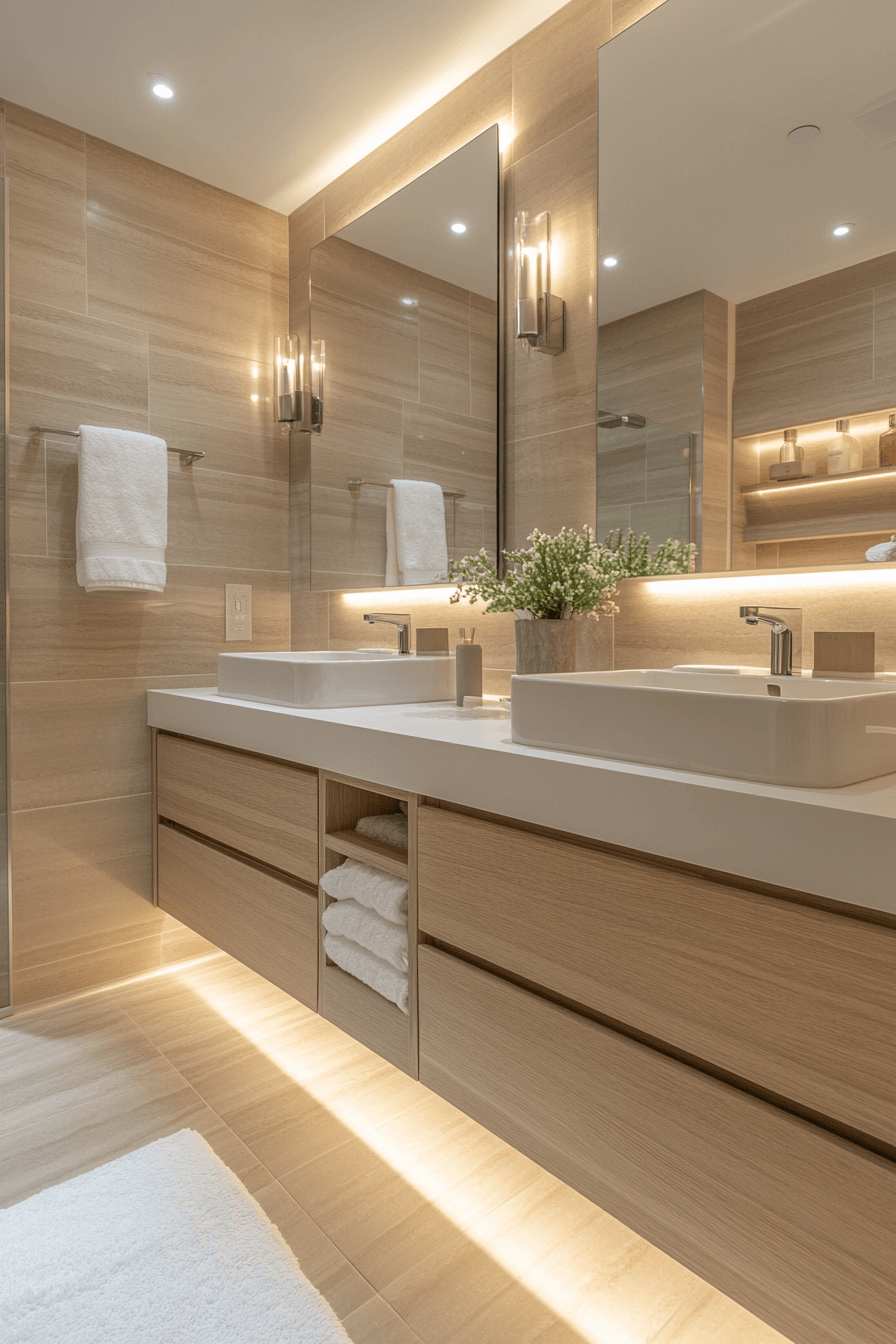 27 Double Sink Bathroom Vanity Ideas That Make Sharing a Bathroom a Breeze