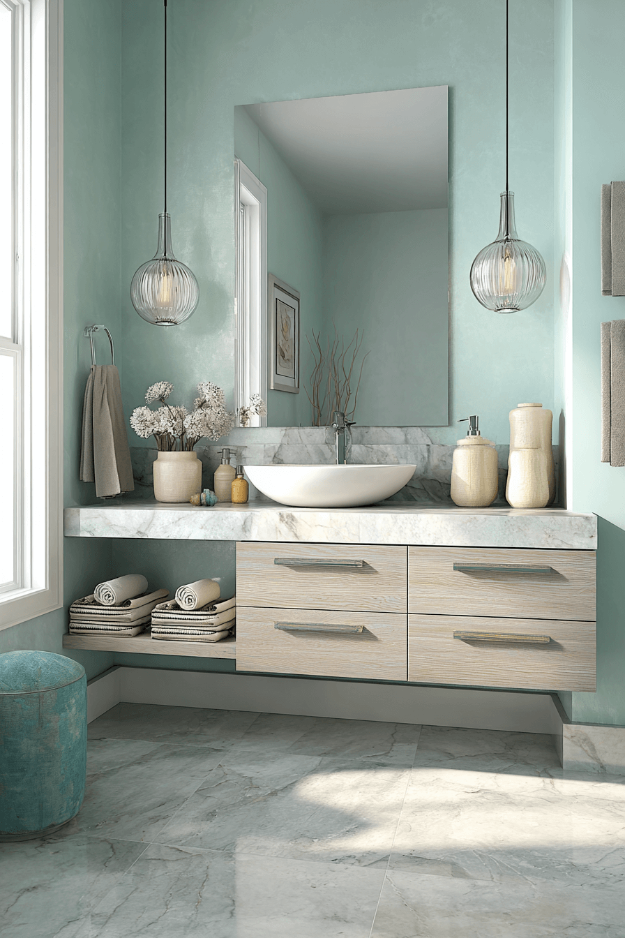 27 Coastal Modern Bathroom Ideas That Bring The Beach Home In Style