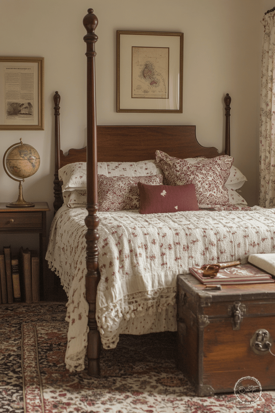 27 Antique Bedroom Ideas That Make Falling Asleep Feel Like a Fairytale