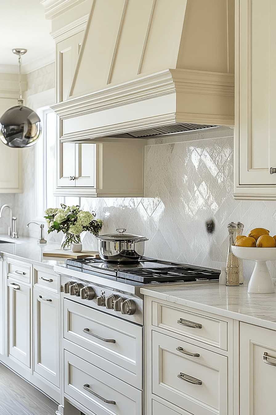 27 Antique White Kitchen Cabinets That Are Timelessly Gorgeous