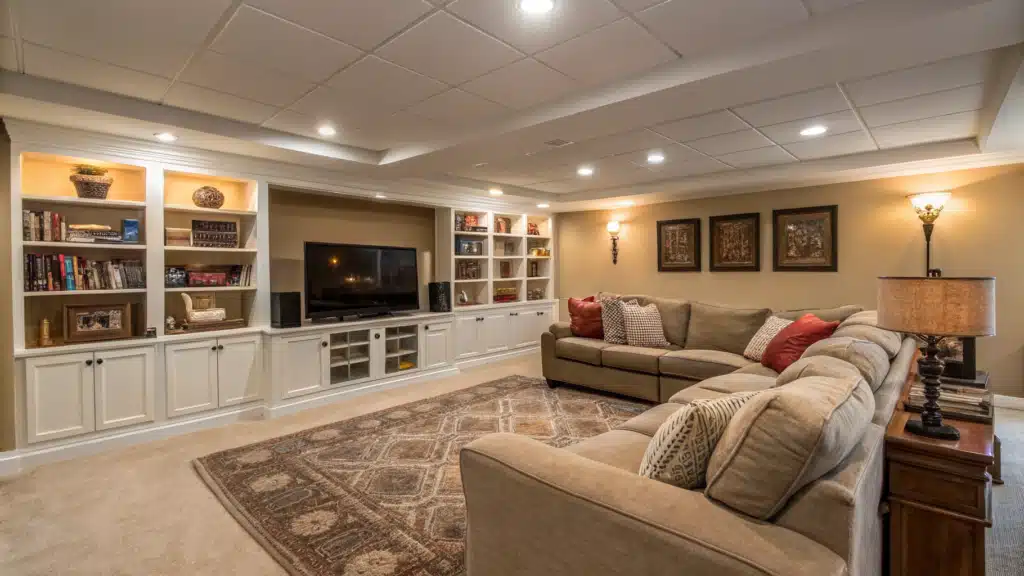 basement family room ideas