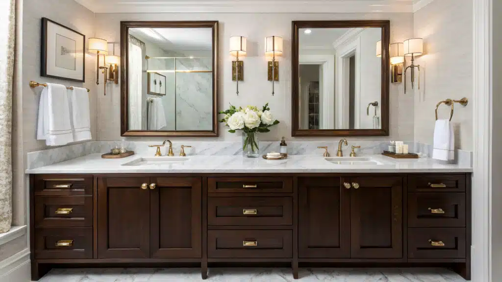 double sink bathroom vanity