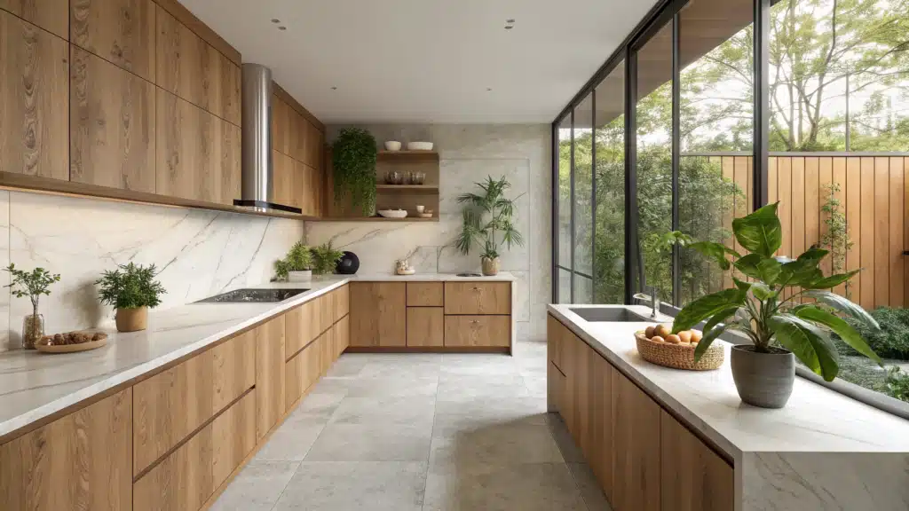organic modern kitchen